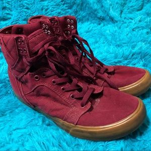 Supra Skyline Burgundy Slate Shoes 11